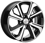R15 4x100 6J ET37 D60,1 Khomen KHW1501 (Lada X-Ray) Black-FP