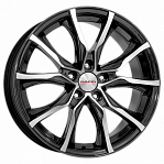R17 5x114,3 7,5J ET46 D67,1 Rapid Твист Алмаз Черный 