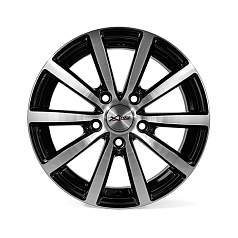 Диск R15 5x112 6J ET45 D57,1 X'trike X-115 BK/FP