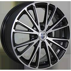 Диск R16 4x100 6J ET40 D67,1 К&К Меандр (КС879-02) Алмаз черный SK