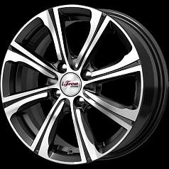 Диск R15 4x100 6J ET46 D54,1 iFree Апероль Блэк-Джек