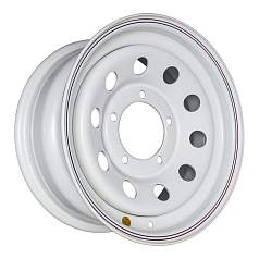 Диск R15 5x139,7 7J ET-3 D110 OFF-ROAD Wheels Диск усиленный УАЗ стальной White