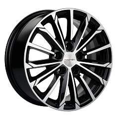 Диск R16 5x112 6,5J ET50 D57,1 Khomen KHW1611 ( 16_ZV Octavia/Golf/Jetta) Black-FP