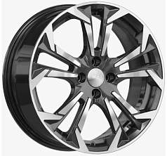 Диск R17 4x100 7J ET45 D60,1 Скад Дунай алмаз 