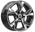 R18 5x112 7,5J ET43 D66,6 K&K Кайан (КС1012) алмаз чёрный