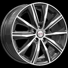 Диск R16 5x114,3 7J ET45 67,1 K&K Арнар (КС904) алмаз черный 