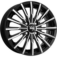 Диск R14 4x100 5,5J ET43 D60,1 Rapid Акцент оригинал (КС641) Алмаз черный