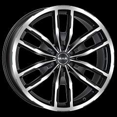 Диск R17 6x139,7 7,5J ET38 D67,1 MAK Peak Black Mirror