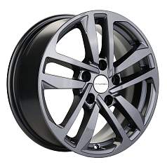 Диск R16 5x100 6,5J ET39 D57,1 Khomen KHW1612 (Volkswagen Polo) Gray