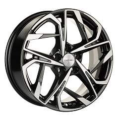 Диск R17 5x114,3 7J ET48,5 D67,1 Khomen KHW1716 ( 17 ZV Sportage) Black-FP