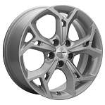 R17 5x114,3 7J ET48,5 D67,1 Khomen KHW1702 (17_Sportage) F_silver