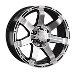 R17 6x139,7 7,5J ET25 D106,1 LS Wheels 1289 BKF