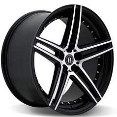Диск R20 5x112 10J ET40 D72,6 Harp Y-22 Satin Black / Machined Face