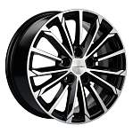 R16 5x112 6,5J ET41 D57,1 Khomen KHW1611 ( 16_ZV Passat) Black-FP
