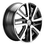 R16 4x100 6J ET48 D54,1 Khomen KHW1609 (16_Rio I/Solaris I) Black-FP