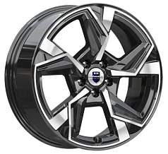 Диск R18 5x114,3 7,5J ET35 D60,1 K&K Кайан (КС1012) алмаз чёрный