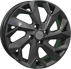 Диск R15 4x100 6J ET46 D54,1 Khomen KHW1508 (Kia Rio II) Gray