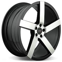 Диск R19 5x114,3 8,5J ET15 D73,1 Vissol V-080L Black-With-Machined-Face