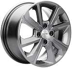 R15 4x100 6J ET37 D60,1 Khomen KHW1501 (Lada X-Ray) Gray