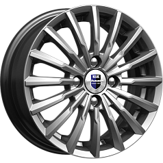 Диск R17 5x100 7J ET48 D56,1 K&K Акцент (КС562) Дарк платинум 