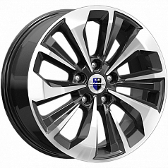 Диск R17 5x112 7J ET45 D57,1 К&К Авиор (КС936-09) алмаз черный 