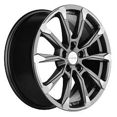 Диск R18 5x114,3 7,5J ET50 D67,1 Khomen KHW1808 ( 18_ZV K5/Santafe) Gray-FP