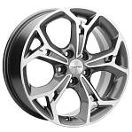 R17 5x114,3 7J ET48,5 D67,1 Khomen KHW1702 (17_Sportage) Gray-FP