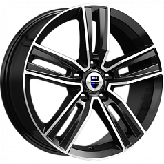 Диск R18 5x112 7J ET40 66,6 К&К Танаис Алмаз чёрный