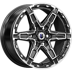 Диск R18 6x139,7 8J ET42 D75,1 K&K Дистрикт (КС1159-07) алмаз черный