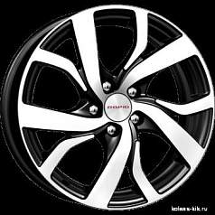 Диск R16 5x105 6,5J ET39 D56,6 K&K Палермо-оригинал (КС607) алмаз черный 