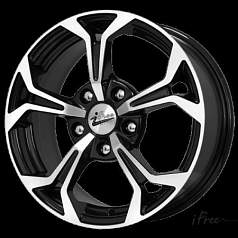 Диск R15 5x114,3 6,5J ET43 D60,1 iFree Эрнесто Блэк-Джек