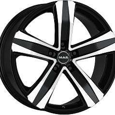 Диск R18 5x108 7,5J ET45 D63,4 MAK Stone 5 Black Mirror 