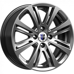 R14 4x100 5,5J ET43 D67,1 K&K Беринг блэк платинум (КС653)