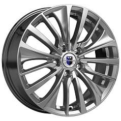 Диск R17 5x108 6,5J ET33 D60,1 K&K Flanker (КС1097) дарк платинум