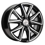 R17 5x114,3 7J ET39 D60,1 Khomen KHW1706 (ZV 17_RAV4) Black-FP