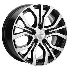 Диск R16 5x110 6,5J ET45 D67,1 Khomen KHW1608 (ZV 16_DFM 580) Black-FP