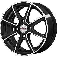 Диск R14 4x100 5,5J ET40 D60,1 iFree Майами лайт (КС1029) Блэк Джек