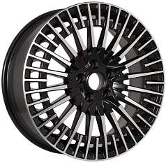 Диск R18 5x108 7J ET33 D60,1 KDW KD1820 (КС1096-00) Black_Front_Polished