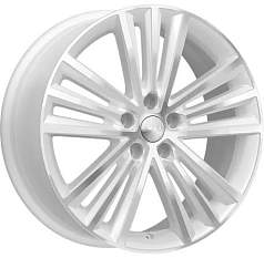 Диск R19 5x108 7,5J ET50 D63,35 Скад Манчестер алмаз-белый 