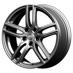Диск R17 5x100 7J ET48 D56,1 Скад Брайтон графит 